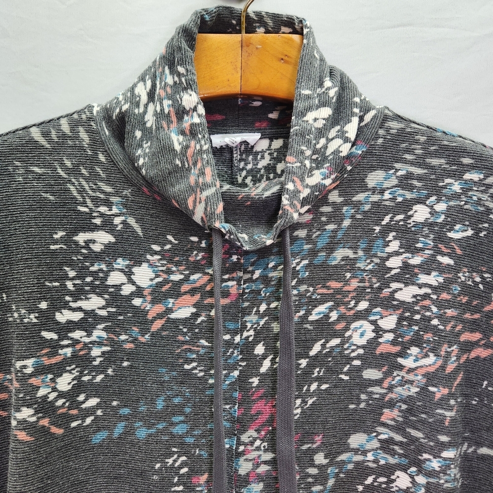 Westbound Multicolor Pattern Cowl Neck Drop The S… - image 2